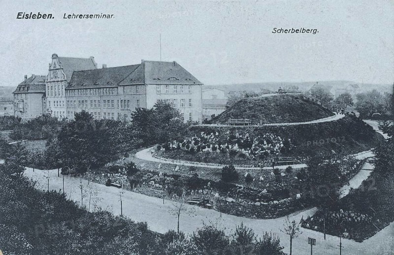 Scherbelberg and teachers' seminar in Eisleben, Mansfeld-Suedharz district