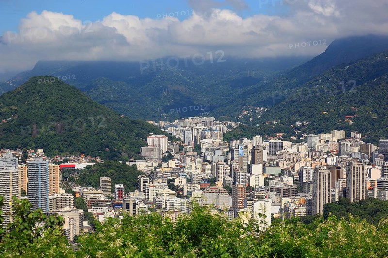 View of Rio de Janeiro from Sugar Loaf Mountain, here of the Flamengo