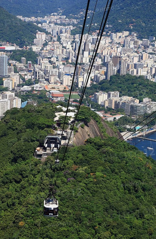 Cable car to Sugar Loaf Mountain, Pao de Acucar