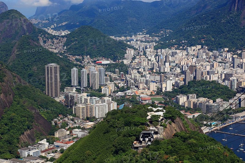 View of the city of Rio de Janeiro from Sugar Loaf Mountain, Brazil