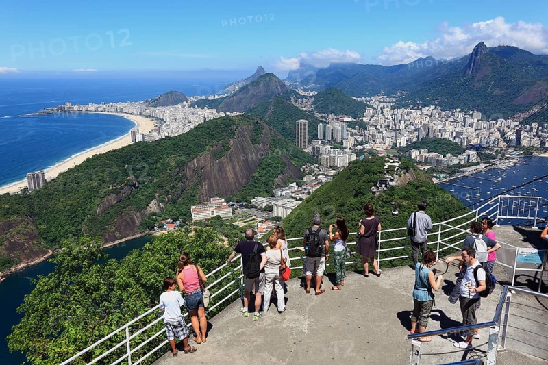 View of the city of Rio de Janeiro from Sugar Loaf Mountain, Brazil