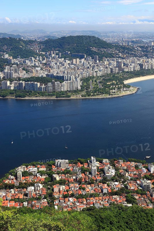 View of the city of Rio de Janeiro from Sugar Loaf Mountain, Brazil