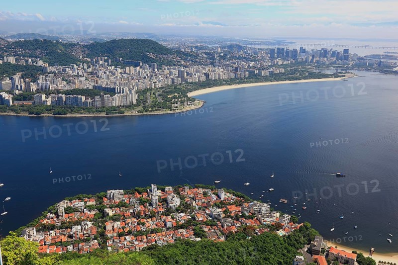 View of the city of Rio de Janeiro from Sugar Loaf Mountain, Brazil