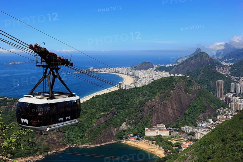 Cable car to Sugar Loaf Mountain, Pao de Acucar