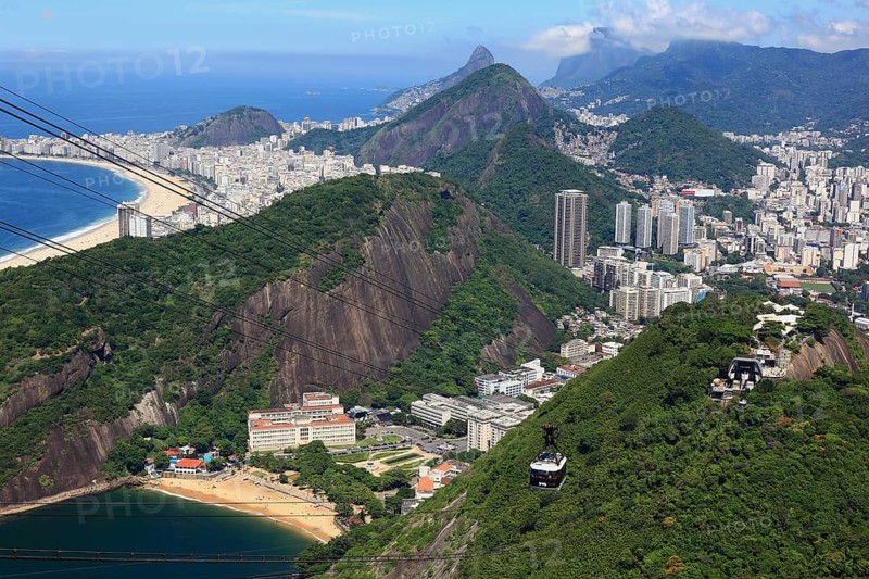 View of the city of Rio de Janeiro from Sugar Loaf Mountain, Brazil