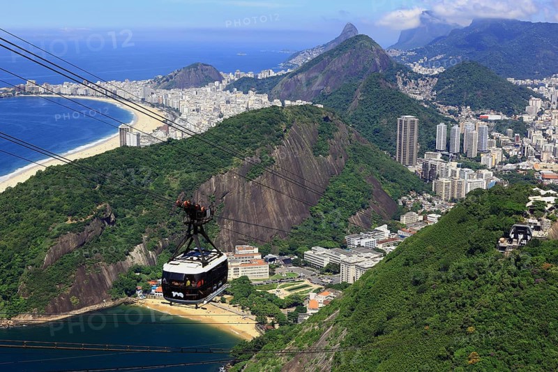 Cable car to Sugar Loaf Mountain, Pao de Acucar