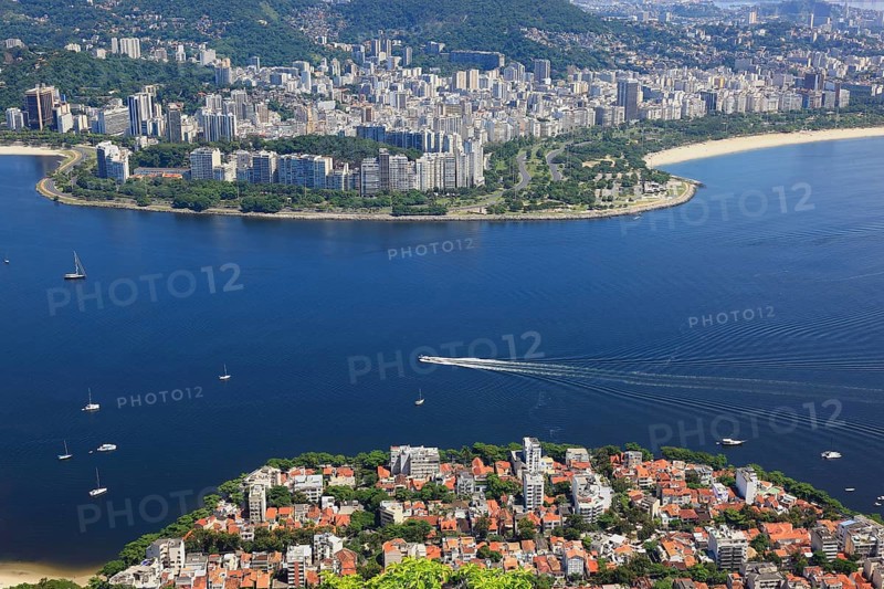 View of the city of Rio de Janeiro from Sugar Loaf Mountain, Brazil