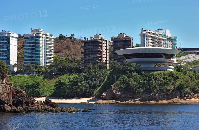 Museu de Arte Contemporanea de Niteroi, Museum of Contemporary Art in Niteroi in close proximity to Rio de Janeiro