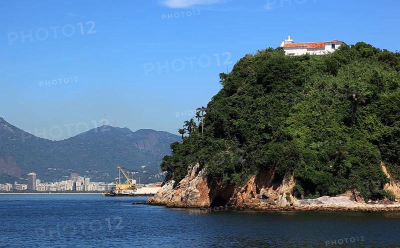Christ Church on the Monastery Island off Niteroi, Rio de Janeiro