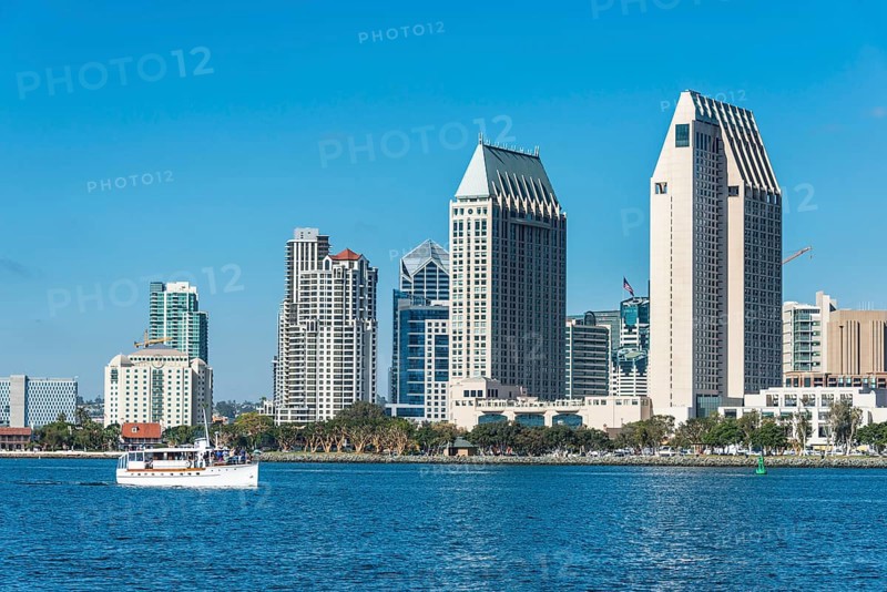 San Diego skyline, Coronado