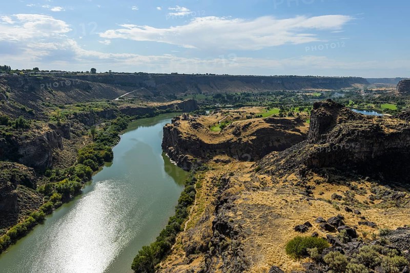 Snake river at Twin Falls, Idaho