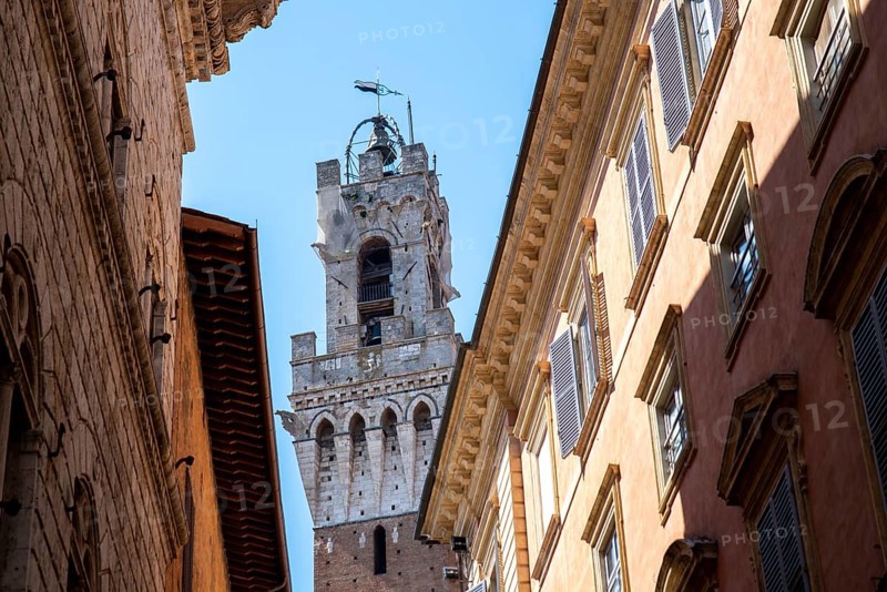 Torre del Mangia, bell tower at Piazzo del Campo