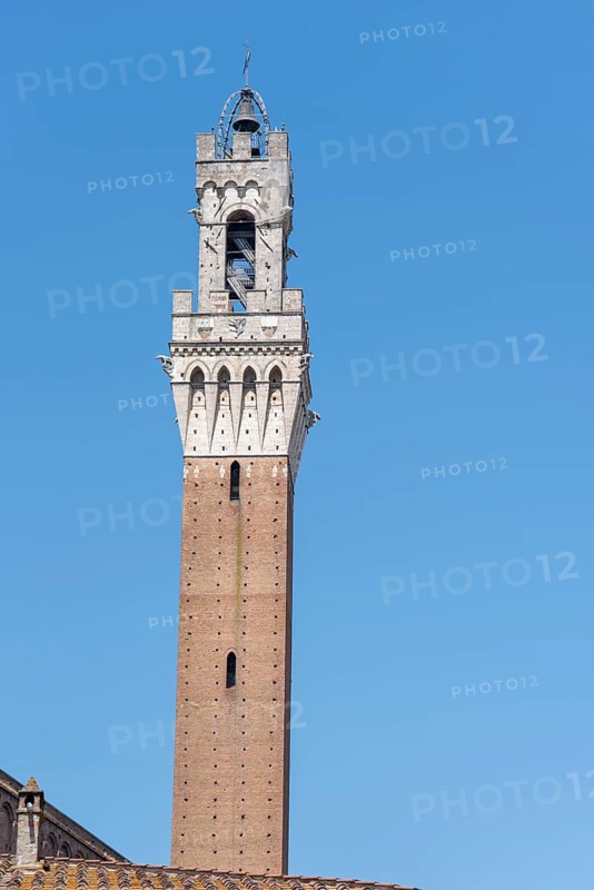 Torre del Mangia, bell tower at Piazzo del Campo