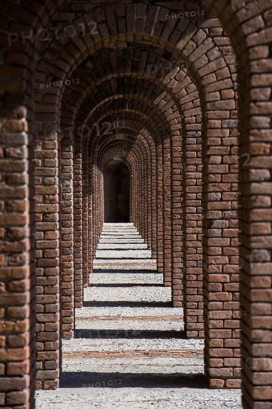 Stone Arches in Fort Jefferson, Dry Tortugas National Park