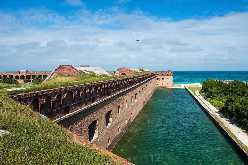 Overlook over Fort Jefferson, Dry Tortugas National Park