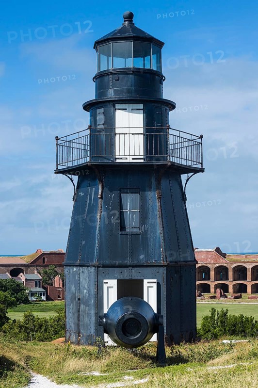 Lighthouse in Fort Jefferson, Dry Tortugas National Park