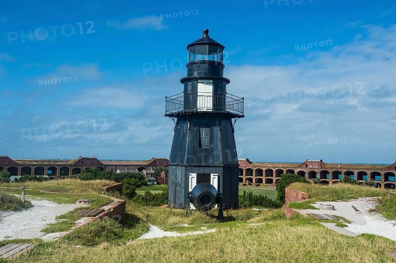 Lighthouse in Fort Jefferson, Dry Tortugas National Park