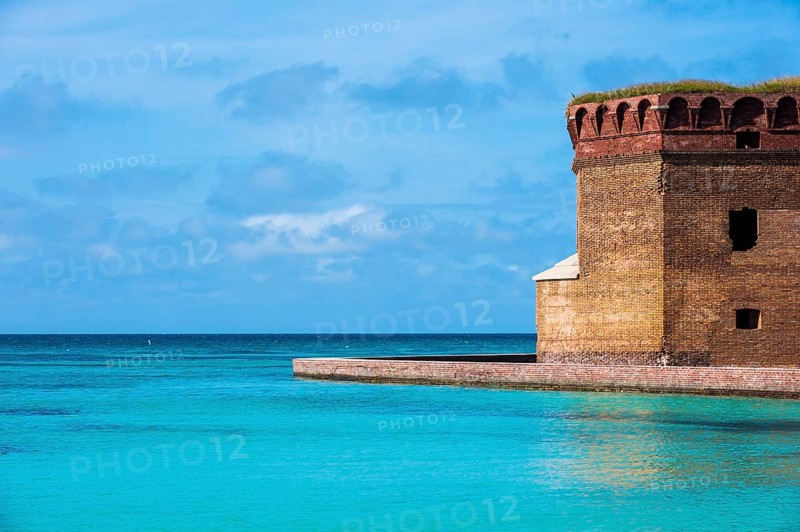 Turquoise waters around Fort Jefferson, Dry Tortugas National Park