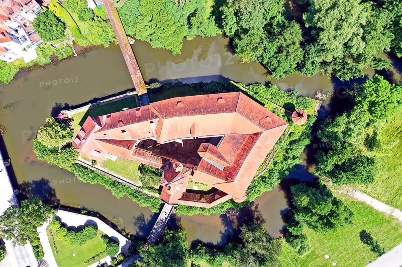Aerial view of the Kaiserburg,