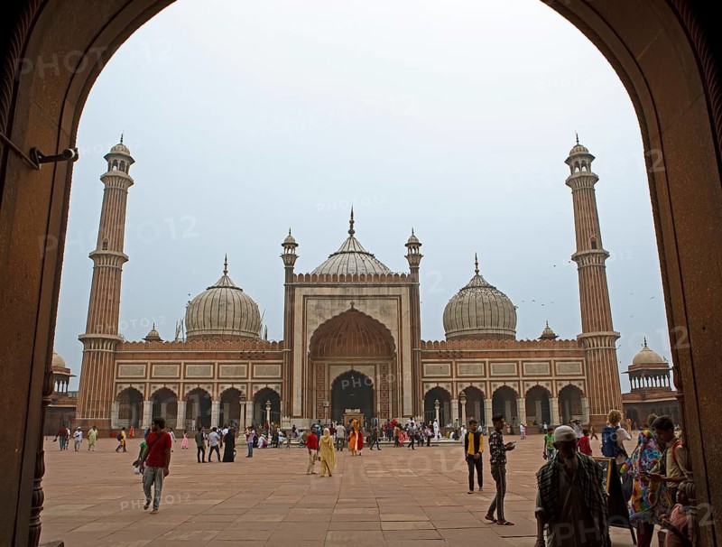 Jama Masjid Mosque or Masjid-i Jahan-Numa, New Delhi