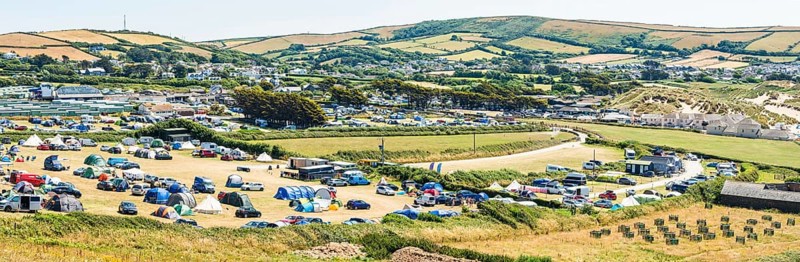 Holiday Park and Camping, Croyde Bay Beach