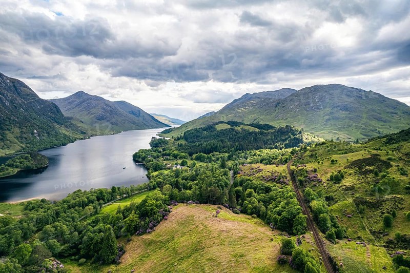 Glenfinnan Monument and Loch Shiel, West Highland