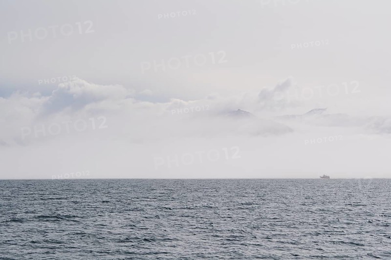 Whale watching boat, Fjord
