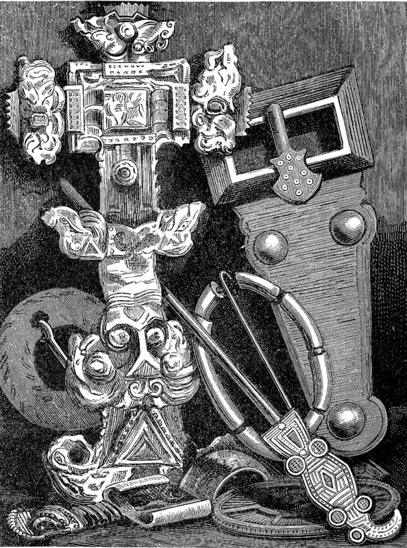 Anglo-Saxon grave finds from the Migration Period,1881
