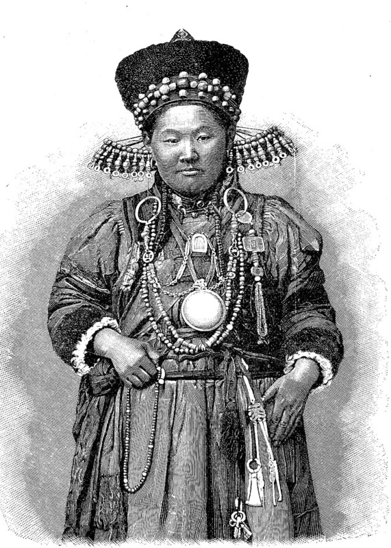 Buryat, woman from The Republic of Buryatia