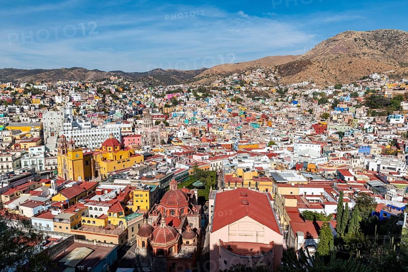 Overlook over the Unesco site Guanajuato, Mexico