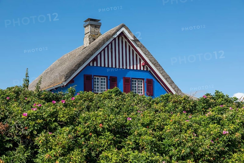 Thatched roof house, Graswarder peninsula