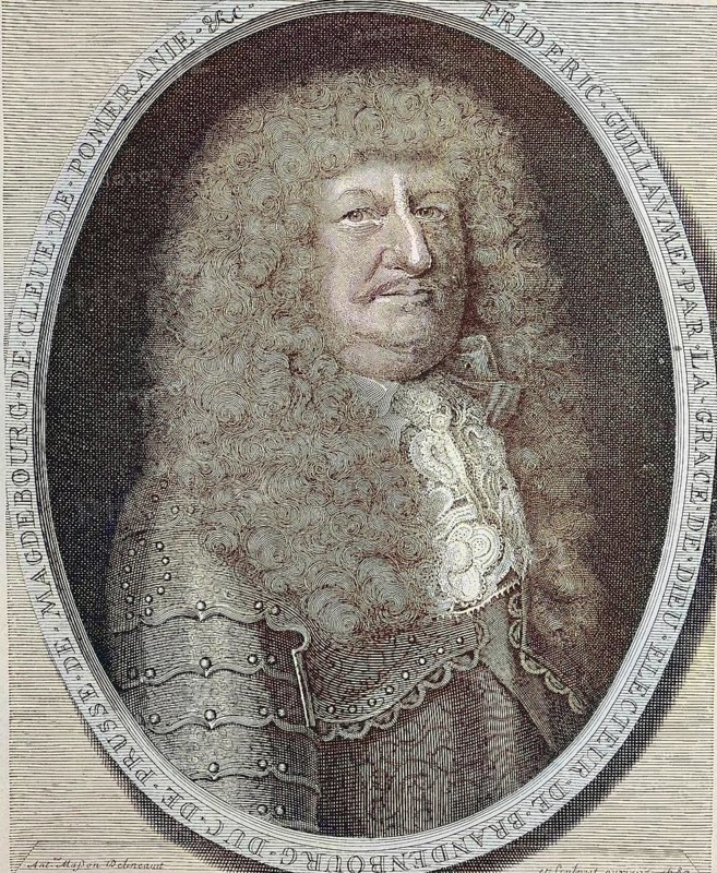 Portrait of Frederick William of Brandenburg, the Great Elector in Armour and Sash