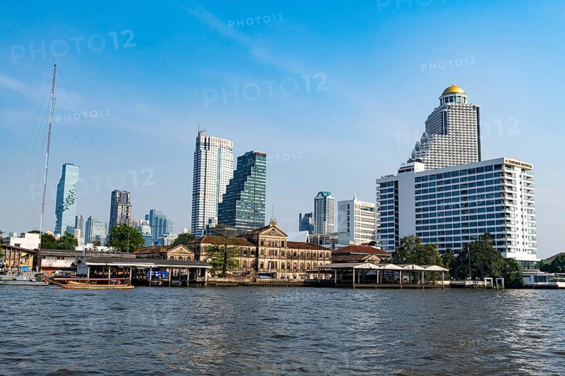 Skyline of Bangkok, Chao Phraya River