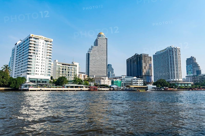 Skyline of Bangkok, Chao Phraya River
