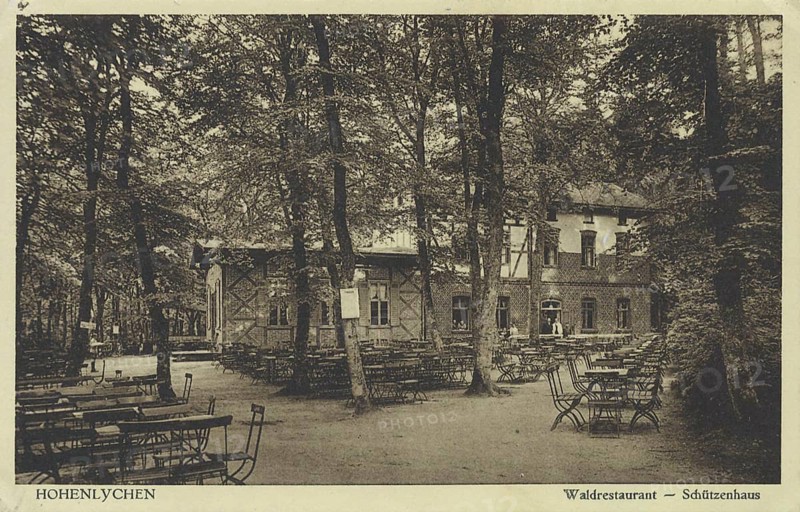 Waldrestaurant Schuetzenhaus in Hohenlychen, district of Uckermark in the north of Brandenburg