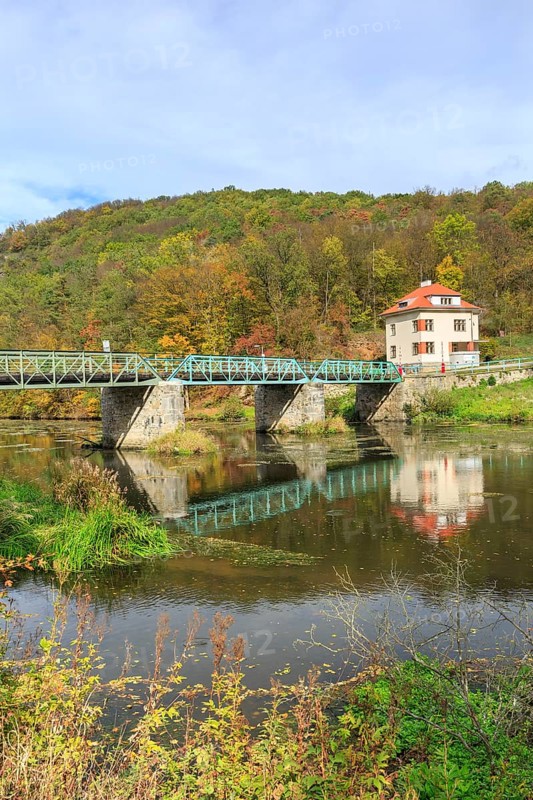 Thaya Bridge, border between Austria and the Czech Republic