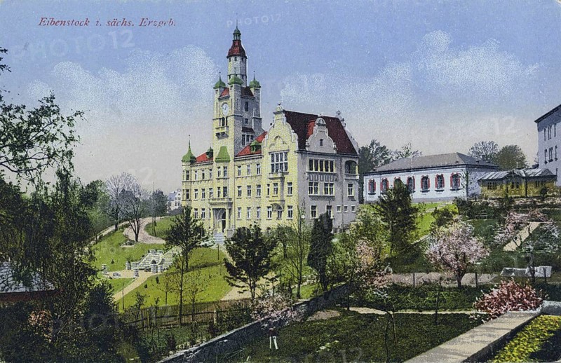Eibenstock in the Saxon Erzgebirge, Erzgebirgskreis