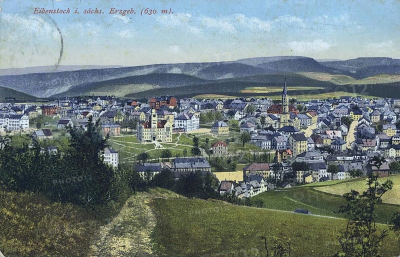 Eibenstock in the Saxon Erzgebirge, Erzgebirgskreis