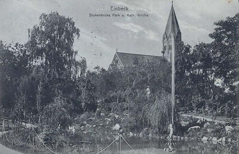 Stutenbrok's Park in Einbeck, district of Northeim in southern Lower Saxony
