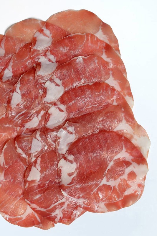Coppa, sausage made from pork neck