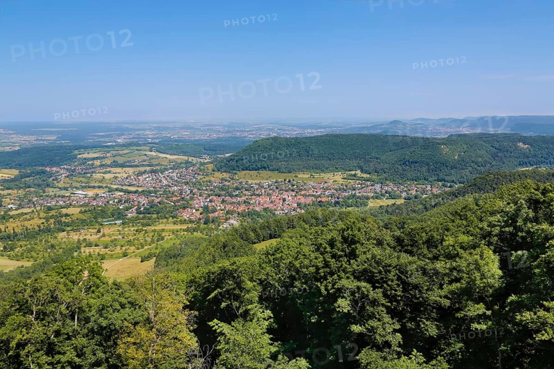 Rossberg, view from the Rossberg tower