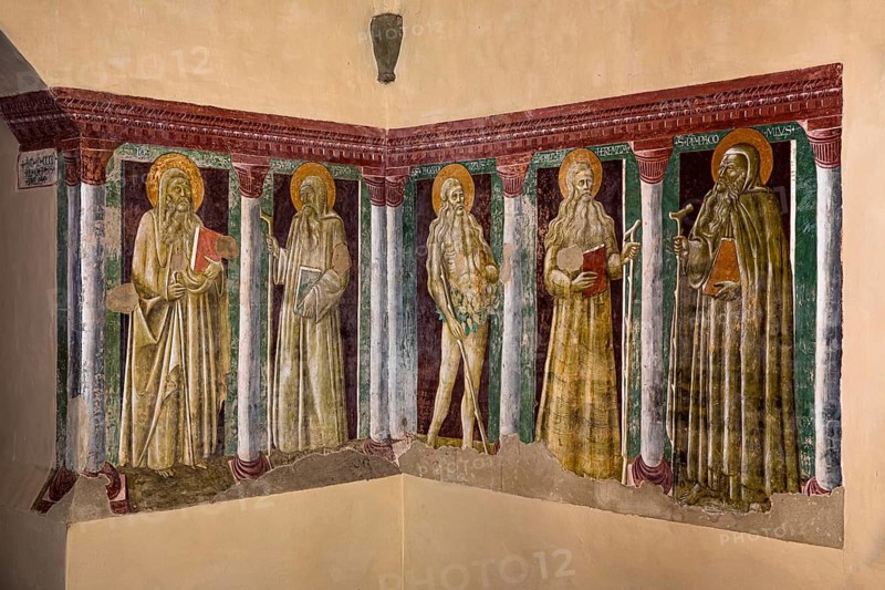 Frescoes with biblical motifs, Monte Oliveto Maggiore Abbey