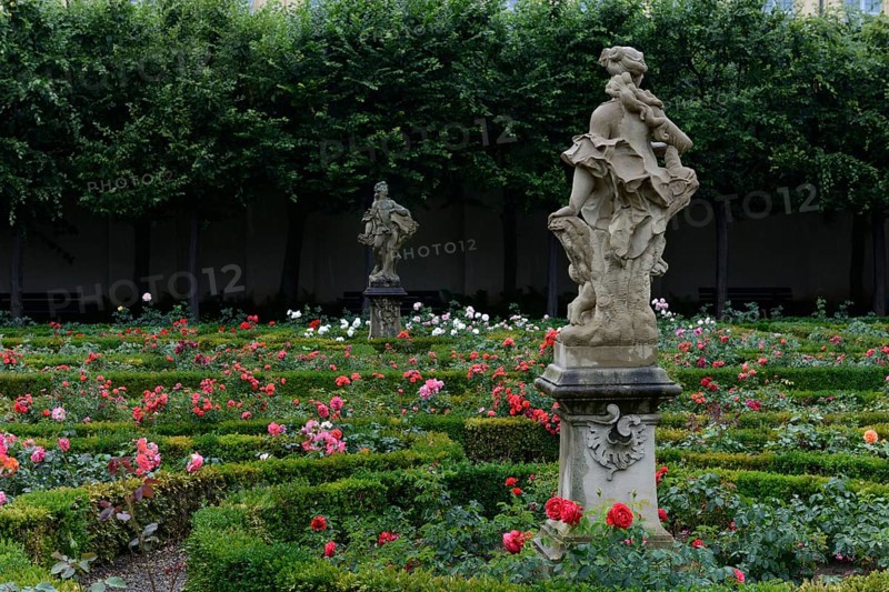 Sculptures in the Rose Garden of the New Residence, Bamberg