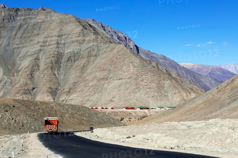 Military camp in the Indus Valley, Ladakh