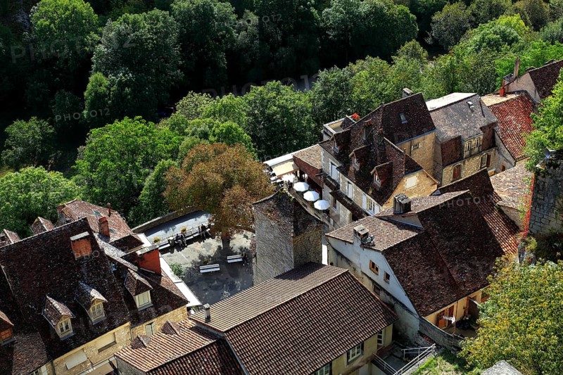 Roofs of the old town, Rocamadour