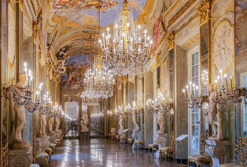 Mirror Gallery in the Royal Palace, Palazzo Reale