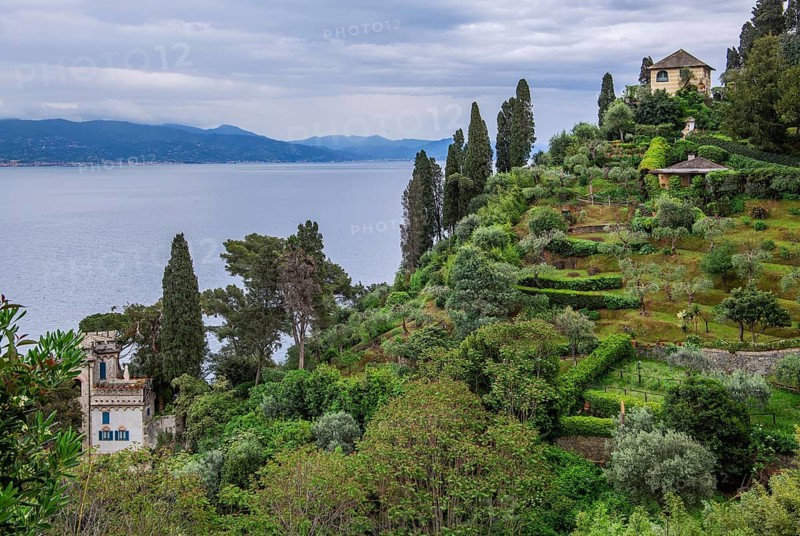 Coastal landscape on the outskirts, Portofino