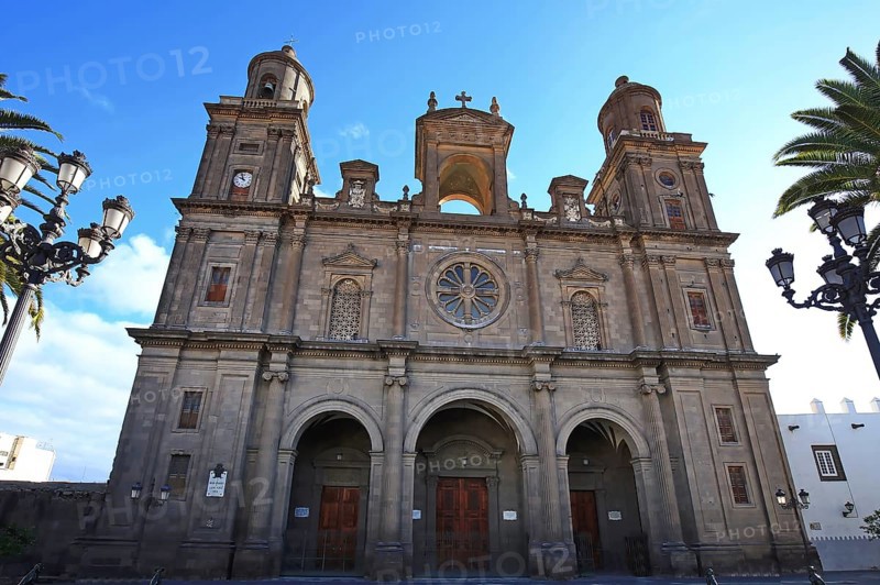 The Santa Ana Cathedral in Las Palmas de Gran Canaria. Las Palmas, Gran Canaria