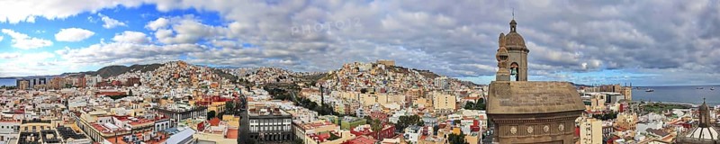 The Santa Ana Cathedral in Las Palmas de Gran Canaria. Las Palmas, Gran Canaria