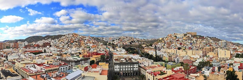 Mirador Casas de colores in Las Palmas de Gran Canaria. Las Palmas, Gran Canaria